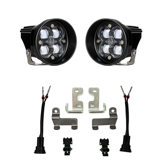 Squadron-R SAE Fog Pocket Kit - '16-21 RAV4; '14-19 Highlander (SAE Fog; Clear) by Baja Designs