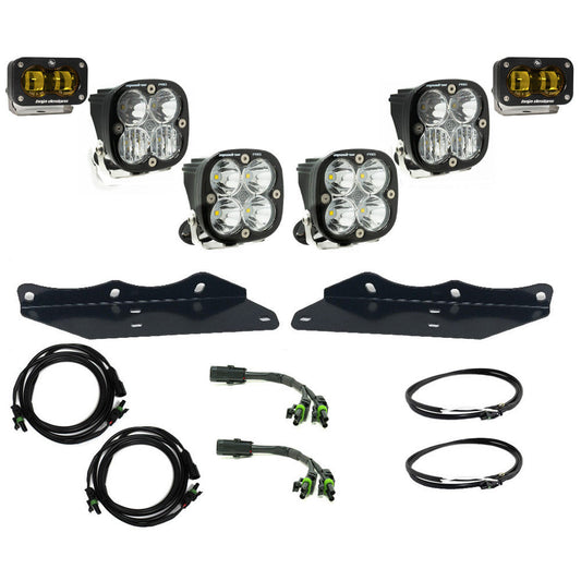 Ford, Raptor (17-20) Fog Pocket Kit S2 SAE Amber "Pro" by Baja Designs