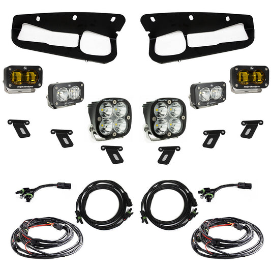 Ford, Bronco (21-On) S2 SAE Amber FPK Sportsmen Steel Bumper by Baja Designs