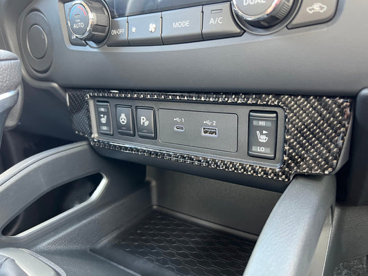Lower Dash Accent Trim Fits 2022-2026 Nissan Frontier by Tufskinz.com