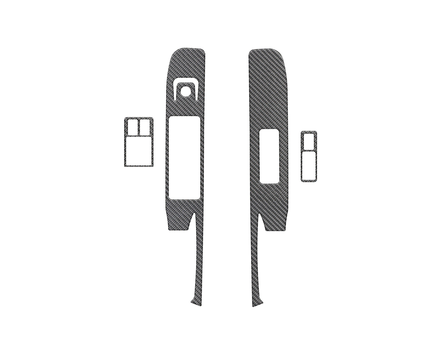 Door Switch Accent Trim Fits 2022-2026 Nissan Frontier by Tufskinz.com