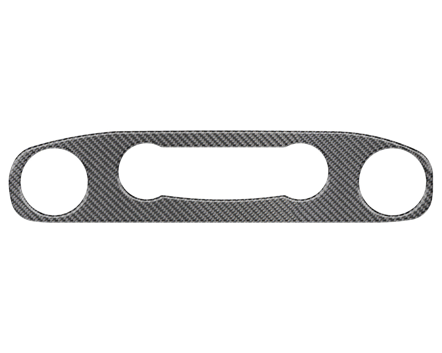 Climate Control/Upper Dash Accent Trim Fits 2022-2024 Nissan Frontier by Tufskinz.com