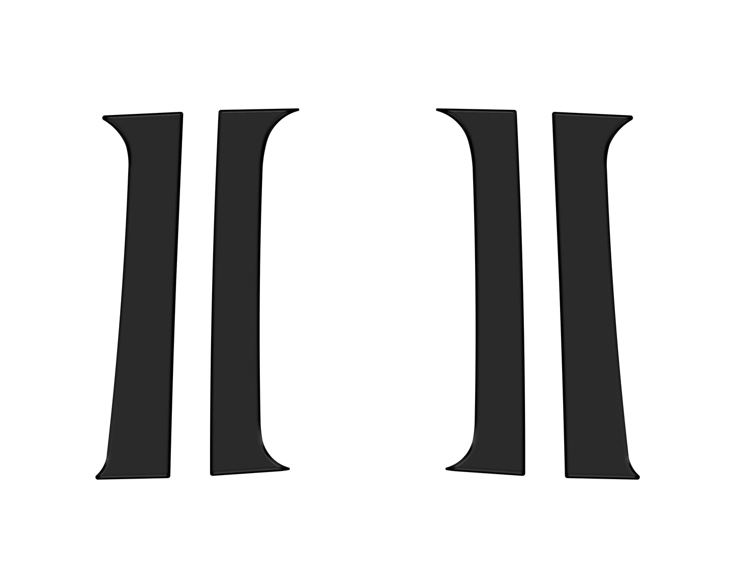 Door Pillars Accent Trim Fits 2022-2026 Nissan Frontier by Tufskinz.com
