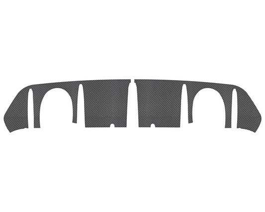 Rear Diffuser Accent Fits 2016-2018 Ford Focus RS by Tufskinz.com