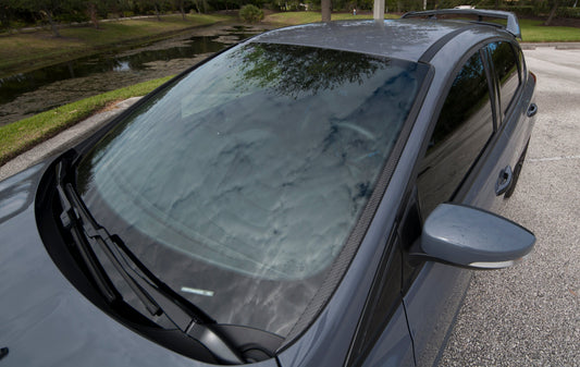Windshield Accent Trim Fits 2015-2018 Ford Focus, RS, ST by Tufskinz.com