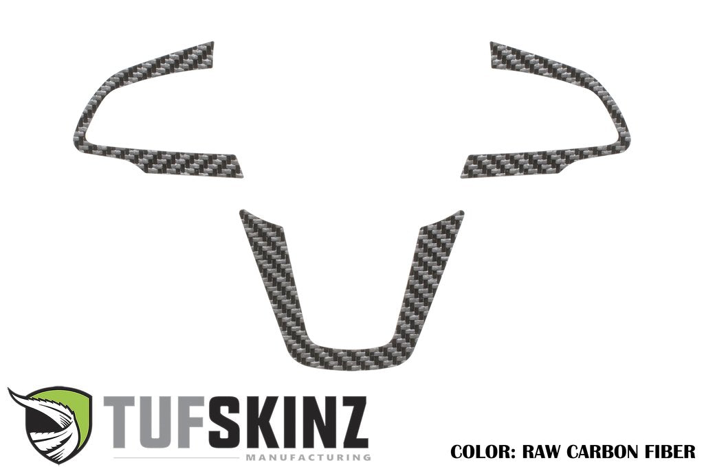 Steering Wheel Accent Overlays Fits 2015-2018 Ford Focus, RS, ST by Tufskinz.com