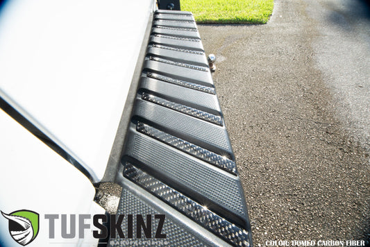 Rear Bumper Ridge Inserts Fits 2009-2014 Ford F-150 by Tufskinz.com