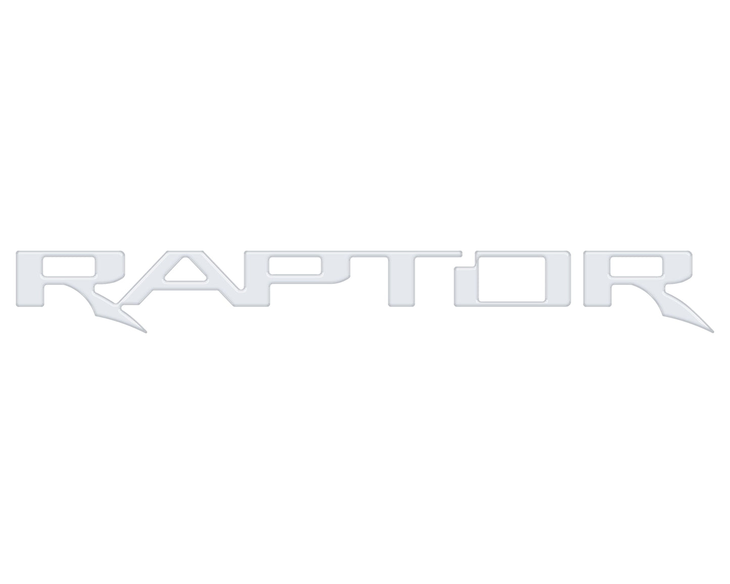 Raptor Tailgate Emblem Inserts Fits 2017-2026 Ford F-150 Raptor by Tufskinz.com