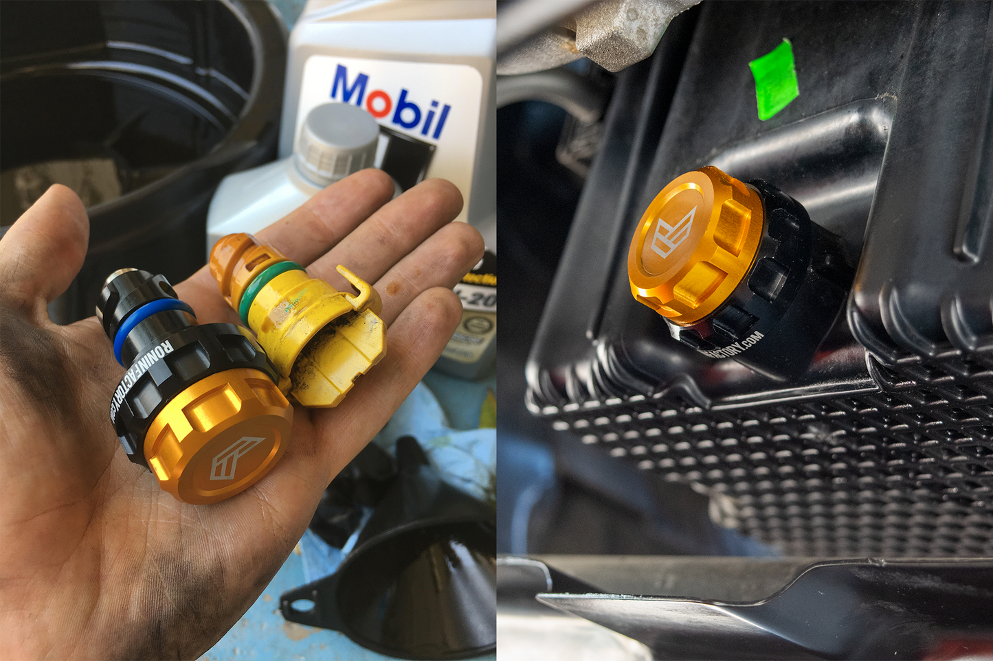 EASY OIL DRAIN FOR FORD by Ronin Factory