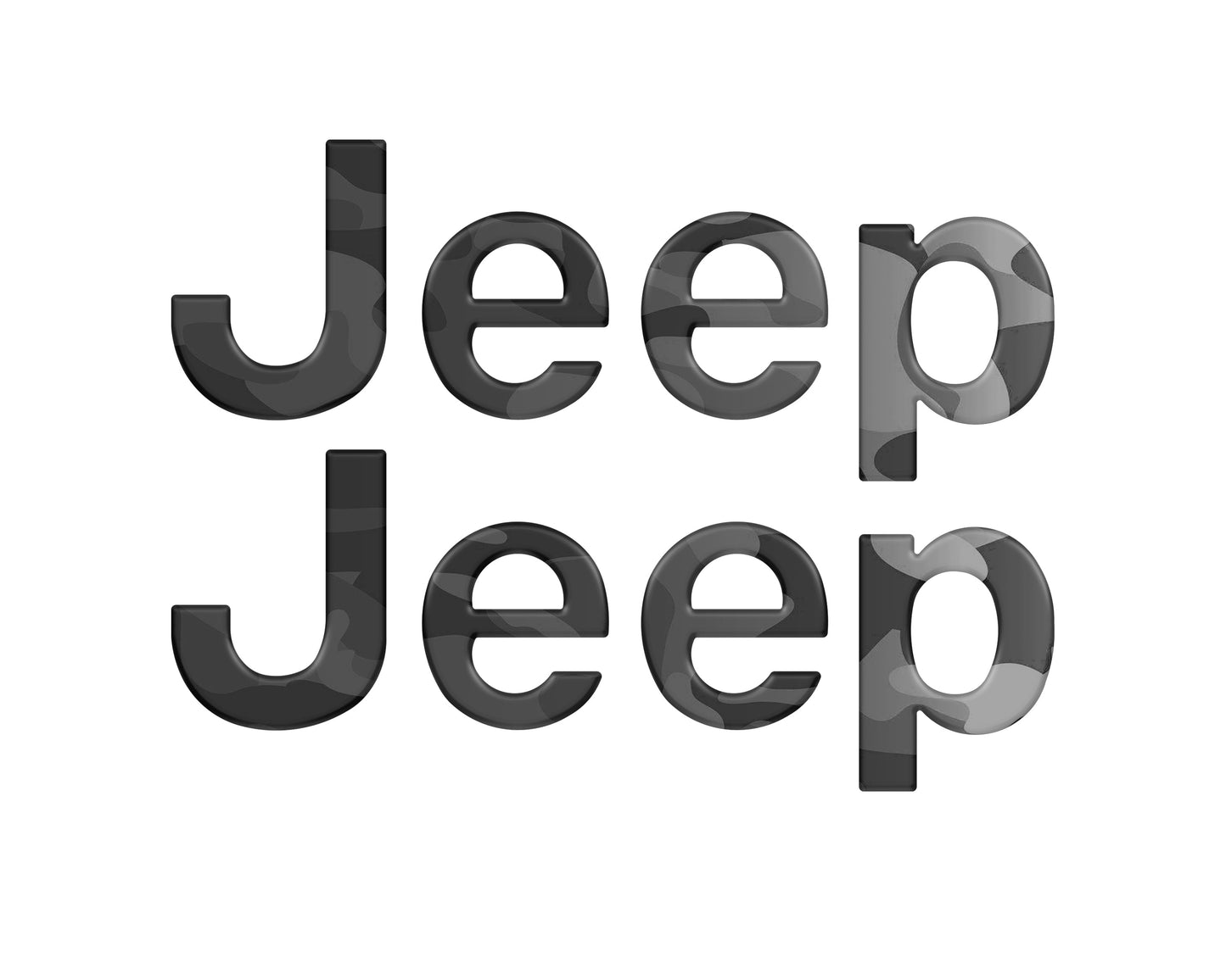 Driver & Passenger Side Emblem Overlays Fits 2019-2026 Jeep Gladiator by Tufskinz.com