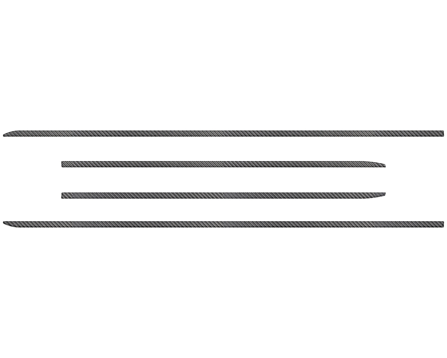 Side Roof Accent Overlays Fits 2019-2026 Jeep Gladiator by Tufskinz.com