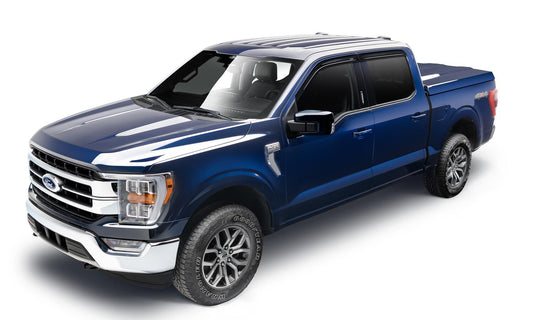 Low Profile Ventvisor Deflector; Smoke; Outside Mount; 4 pc. by Husky Liners