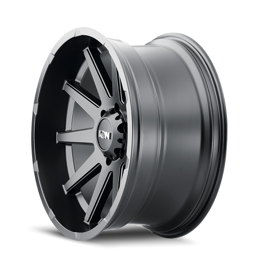 ION 143 MATTE BLACK 20X9 8-180 25MM 124.1MM by Ion Alloy