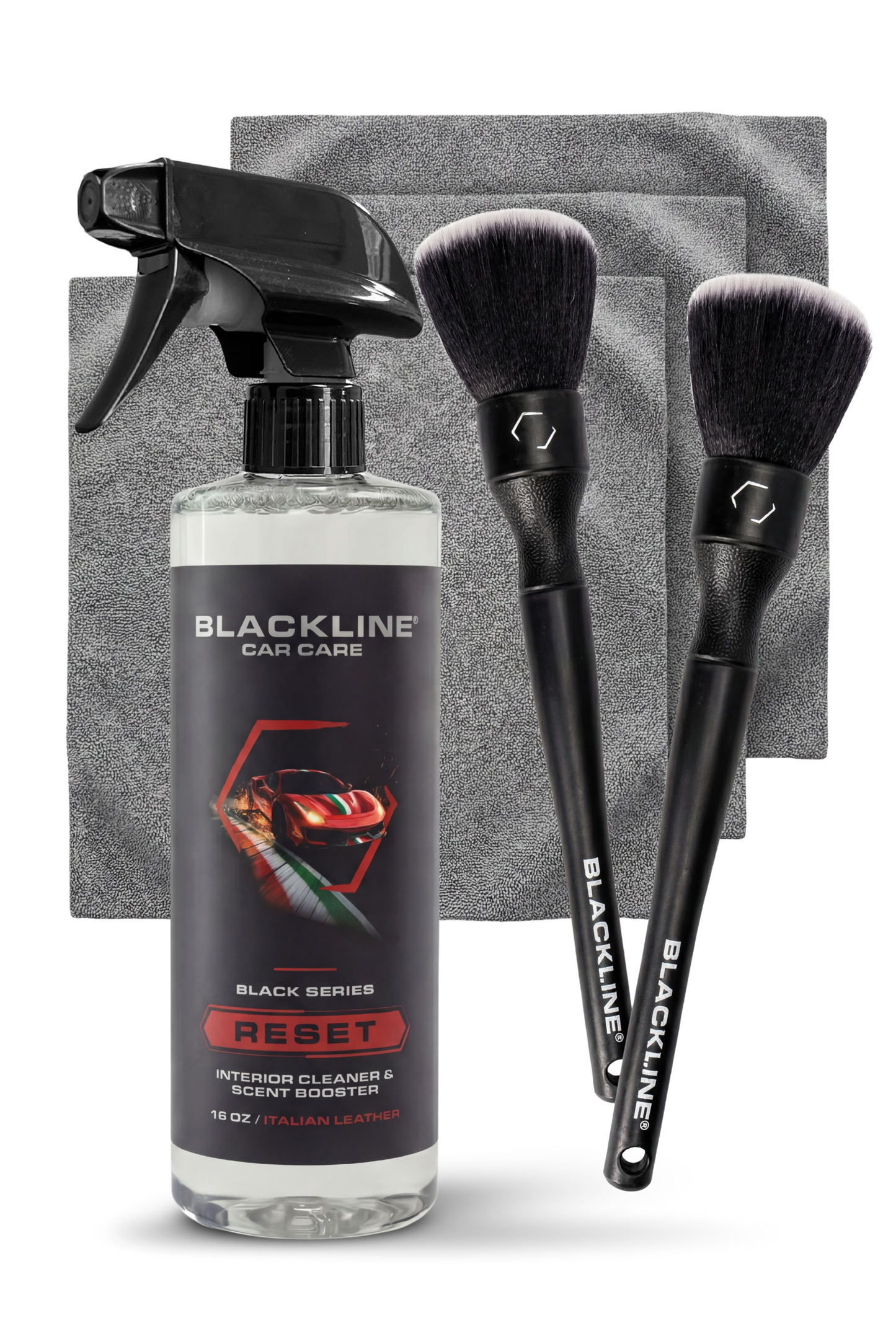 BLACKLINE® ULTRA-SOFT DETAIL BRUSH SET by Blackline Car Care