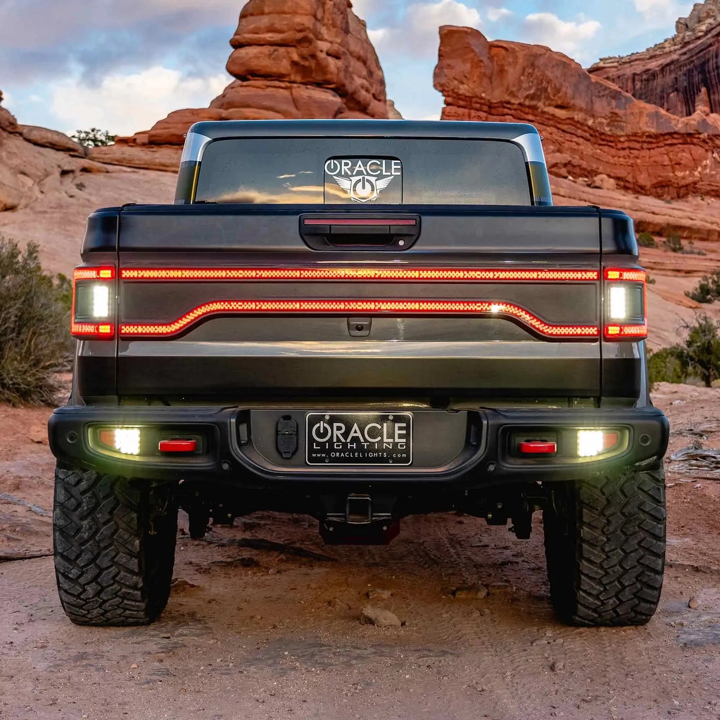 2020-2025 Jeep Gladiator JT Rear Bumper LED Reverse Lights | 1,500 Lumens by ORACLE Lighting