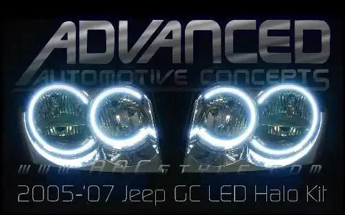 ORACLE Lighting 2005-2010 Jeep Grand Cherokee LED Headlight Halo Kit by ORACLE Lighting