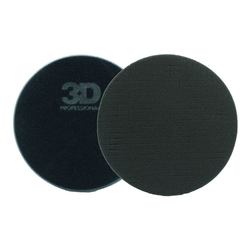3D 7.5" Black Spider-Cut Foam Finishing Pad by 3D