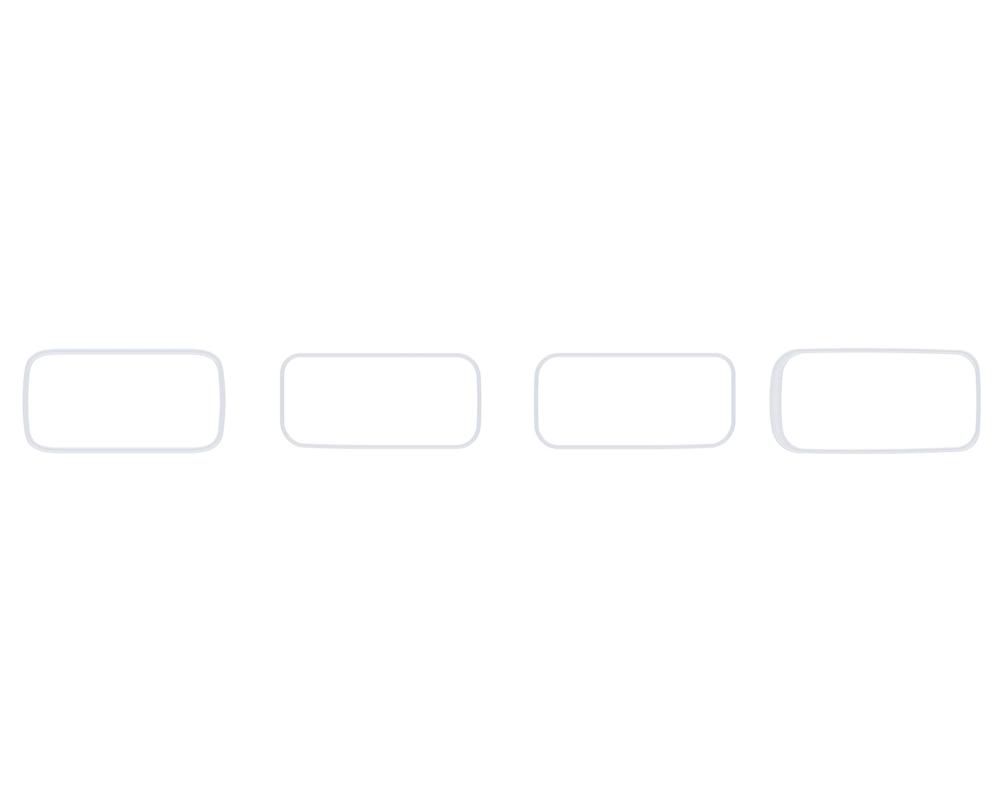 A/C Vent Accent Overlays Fits 2022-2024 Ford Maverick by Tufskinz.com