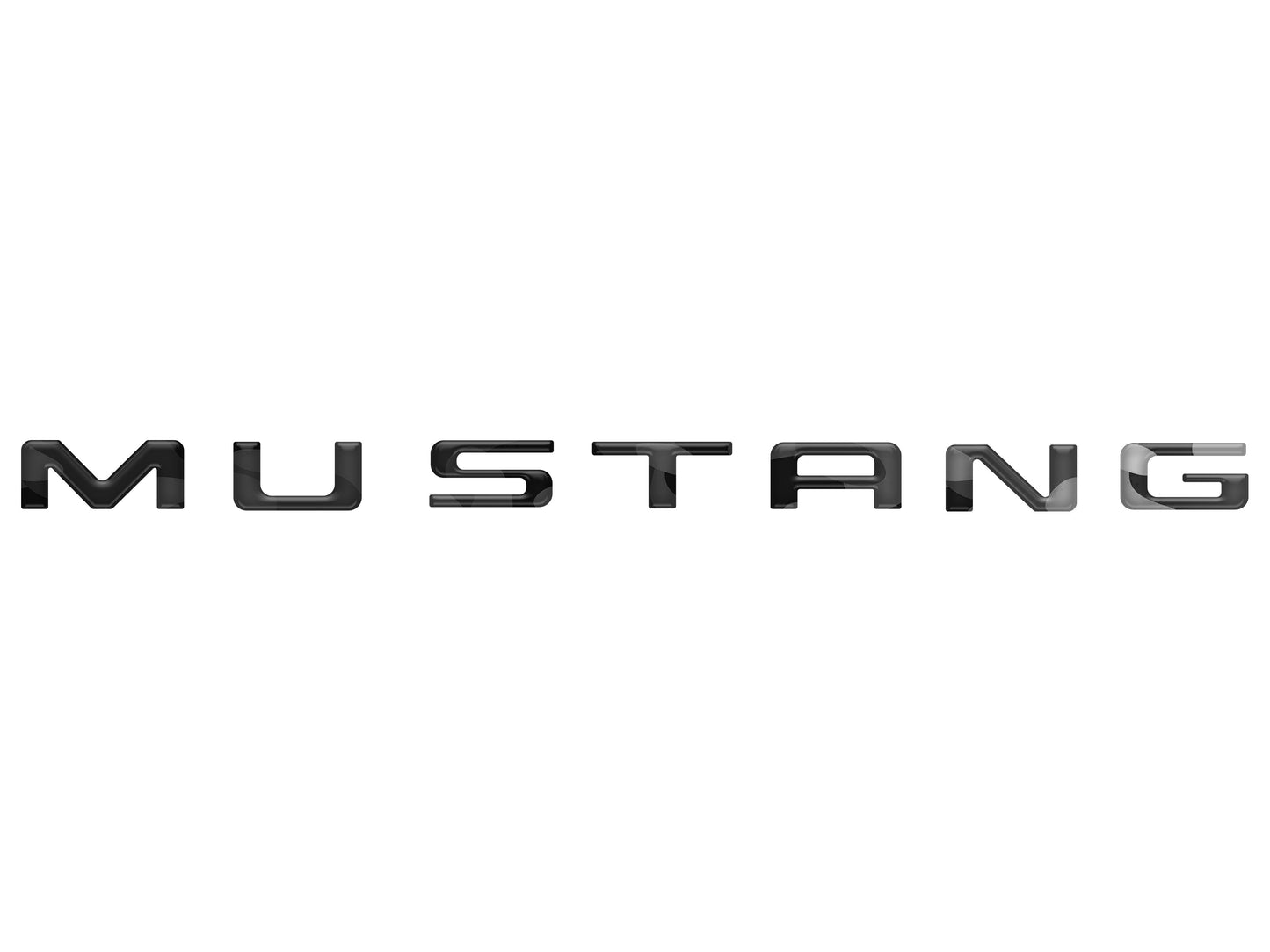 Bumper Letter Inserts Fits 1999-2004 Ford Mustang by Tufskinz.com