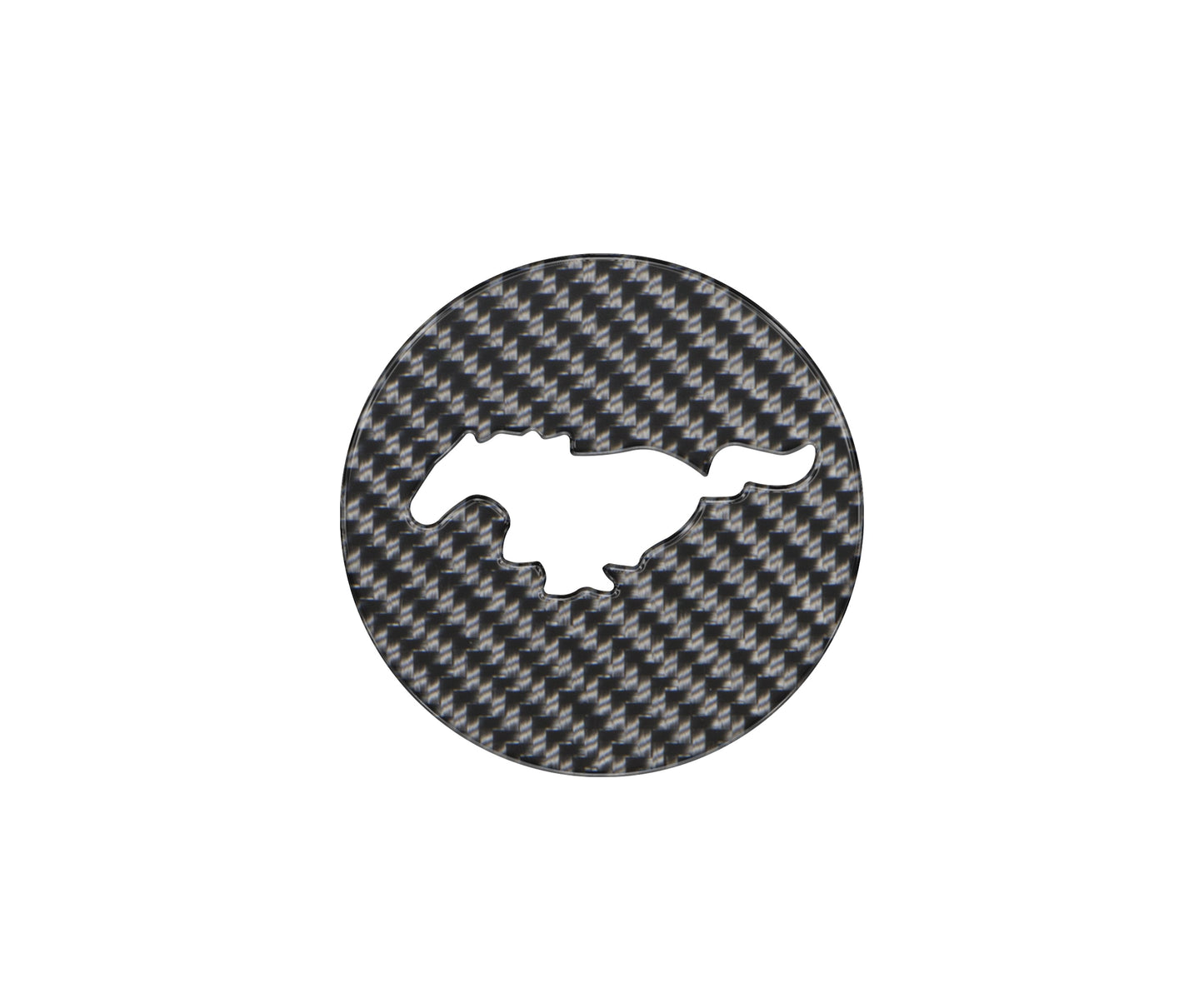Steering Wheel Center Badge Accent Trim Fits 2015-2023 Ford Mustang by Tufskinz.com