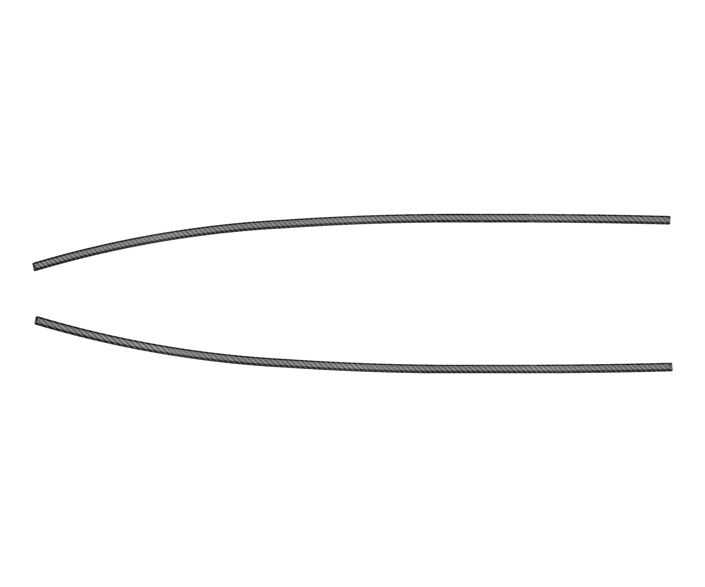 Roof Moulding Accent Trim Fits 2010-2014 Ford Mustang by Tufskinz.com