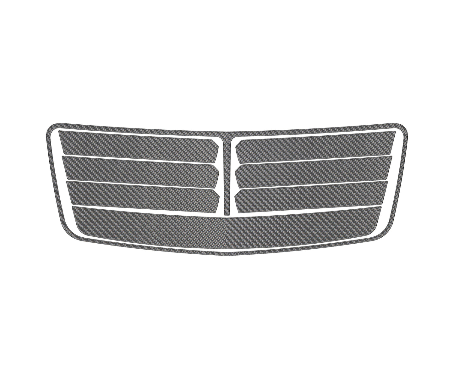 Hood Vent Accent Trim Fits 2024-2026 Ford Mustang by Tufskinz.com