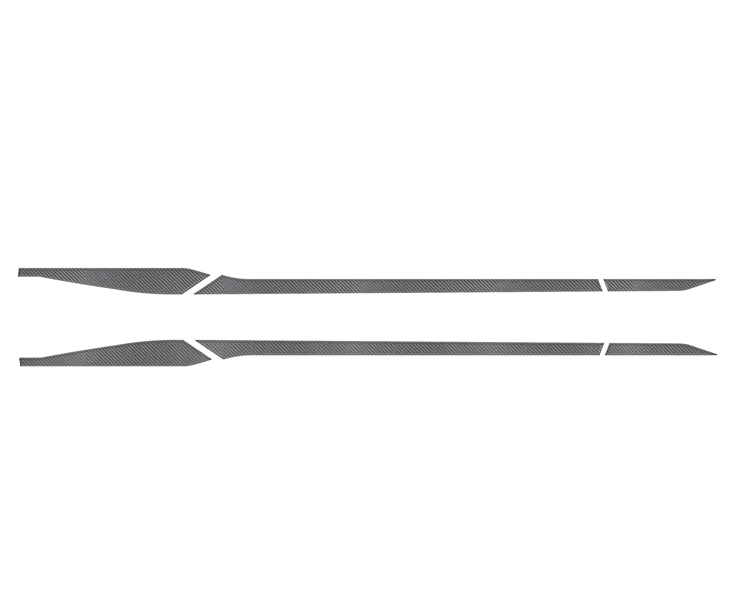 Side Skirt Accent Trim Fits 2024-2026 Ford Mustang by Tufskinz.com