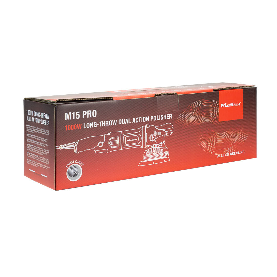 Dual Action Orbital Polisher | M15 Pro - 5in Plate, 15mm Throw, 1000W by MaxshineUSA