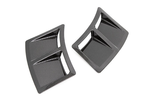 OLM S207 Style Carbon Fiber Bumper Vent Inserts - 2015-2021 WRX / STI by OLM