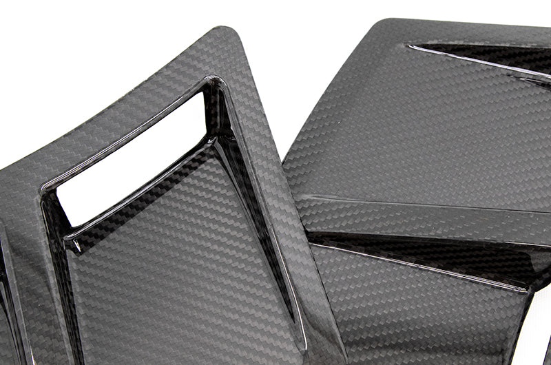 OLM S207 Style Carbon Fiber Bumper Vent Inserts - 2015-2021 WRX / STI by OLM
