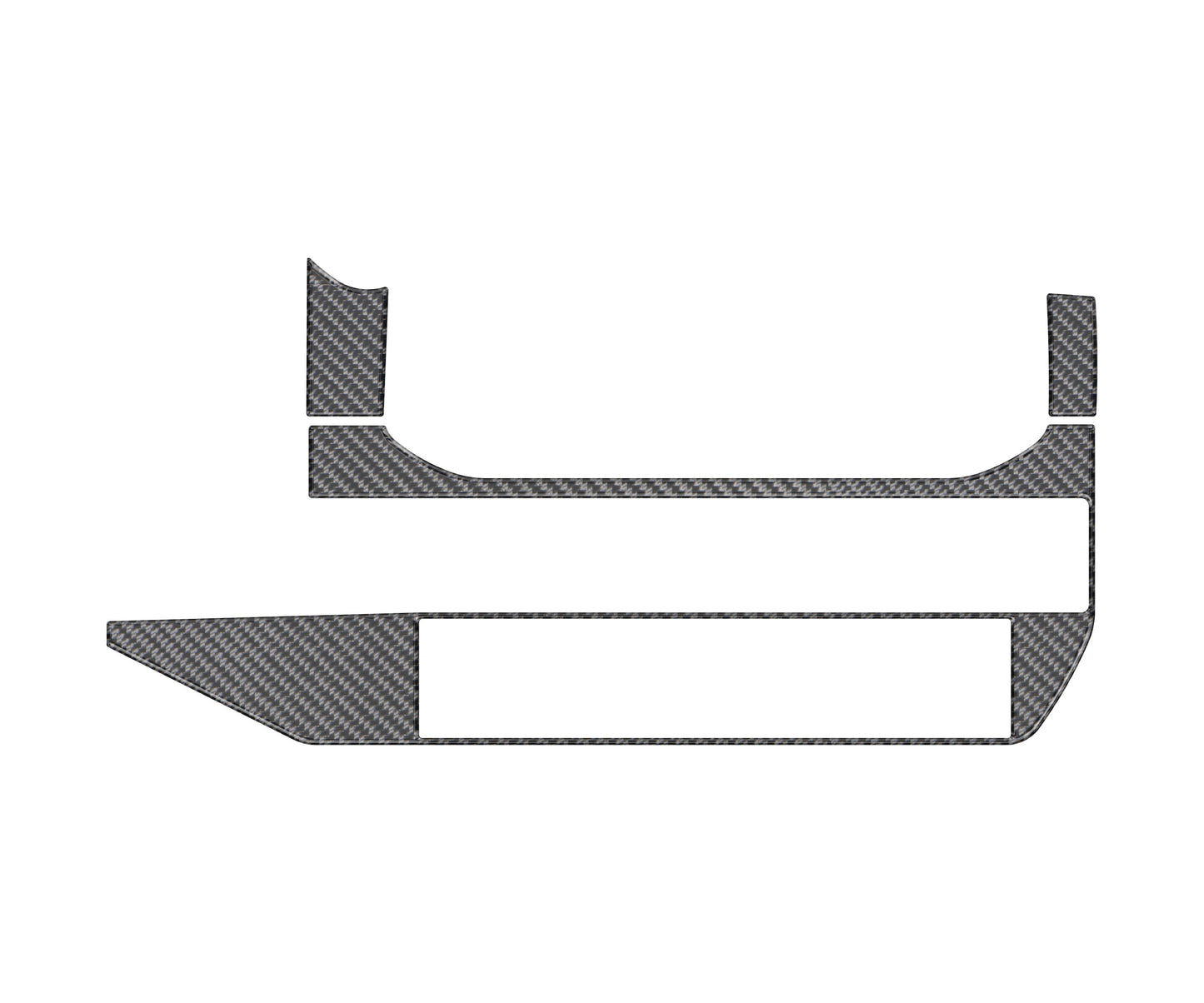 Climate Control Accent Trim Fits 2022-2025 Nissan Pathfinder by Tufskinz.com