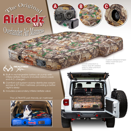 SUV Jeep, Suv & Crossover Air Mattress w/ Built in Pump & Rechargeable Battery by AirBedz
