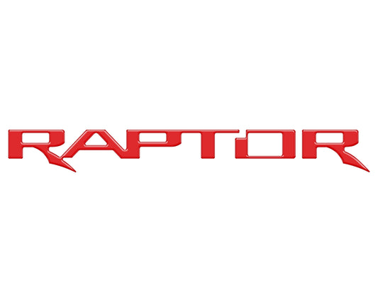 Raptor Tailgate Emblem Inserts Fits 2024-2026 Ford Ranger by Tufskinz.com