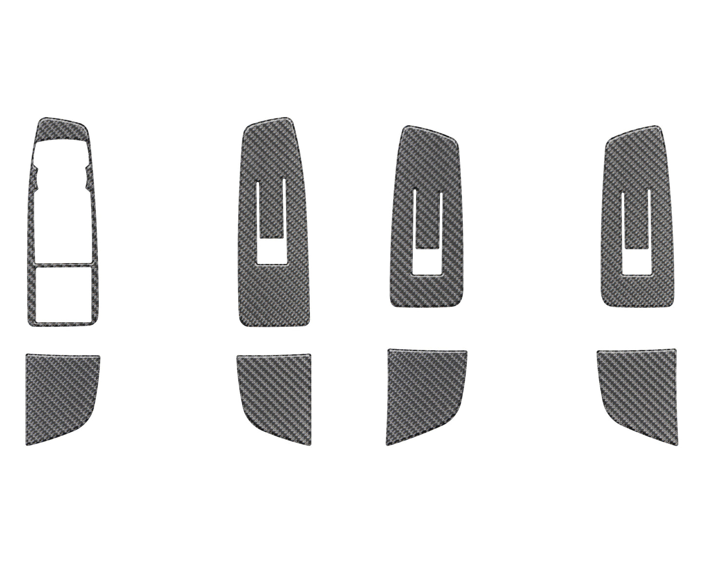 Door Switch Accent Trim Fits 2024-2026 Ford Ranger by Tufskinz.com