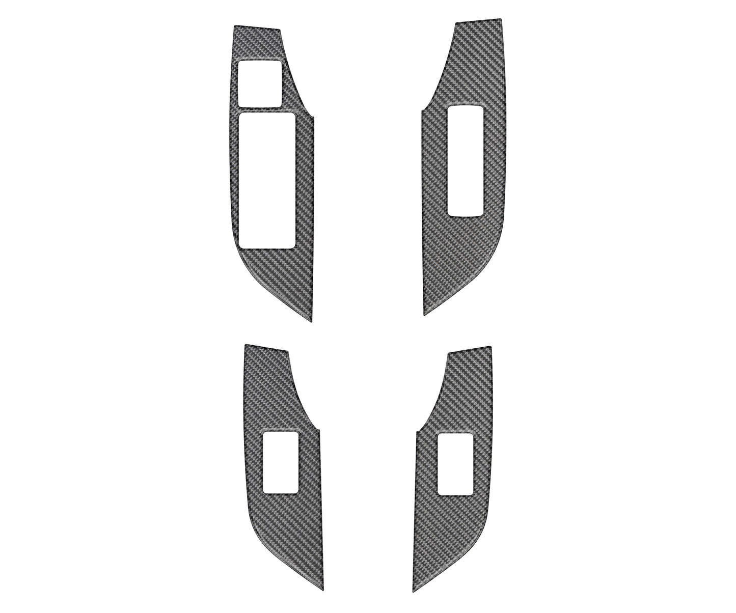 Door Switches Accent Trim Fits 2019-2025 Toyota Rav4 by Tufskinz.com