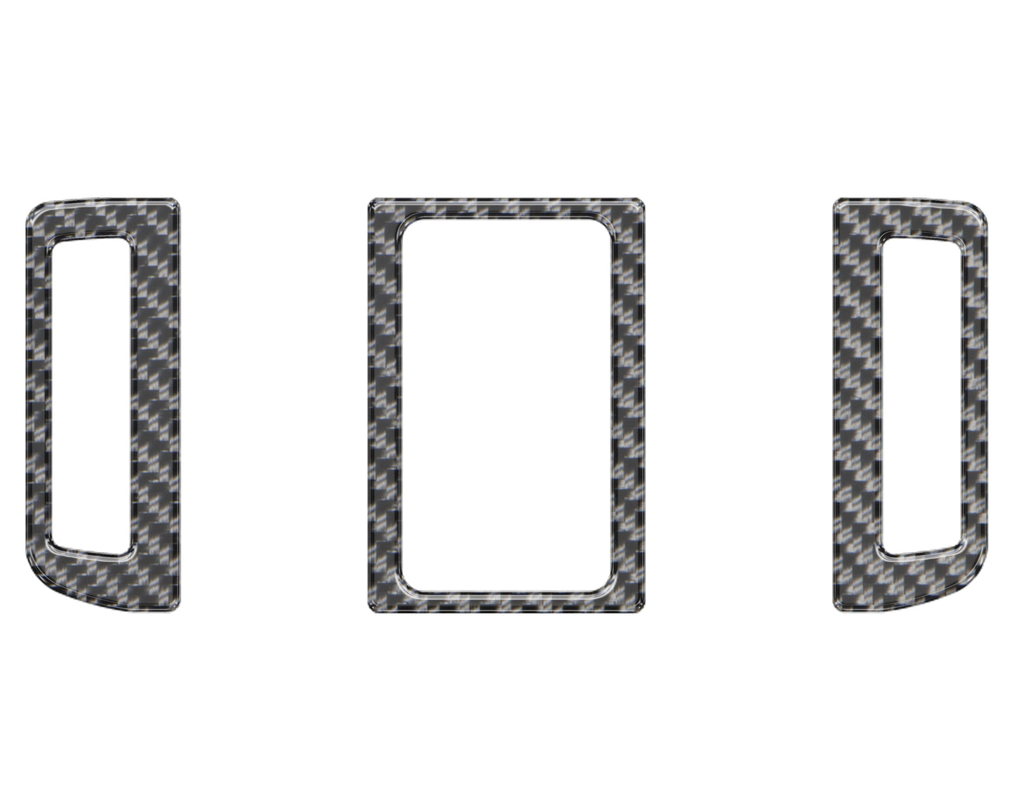 Center Air Vent Accent Trim Fits 2014-2024 Toyota 4Runner by Tufskinz.com