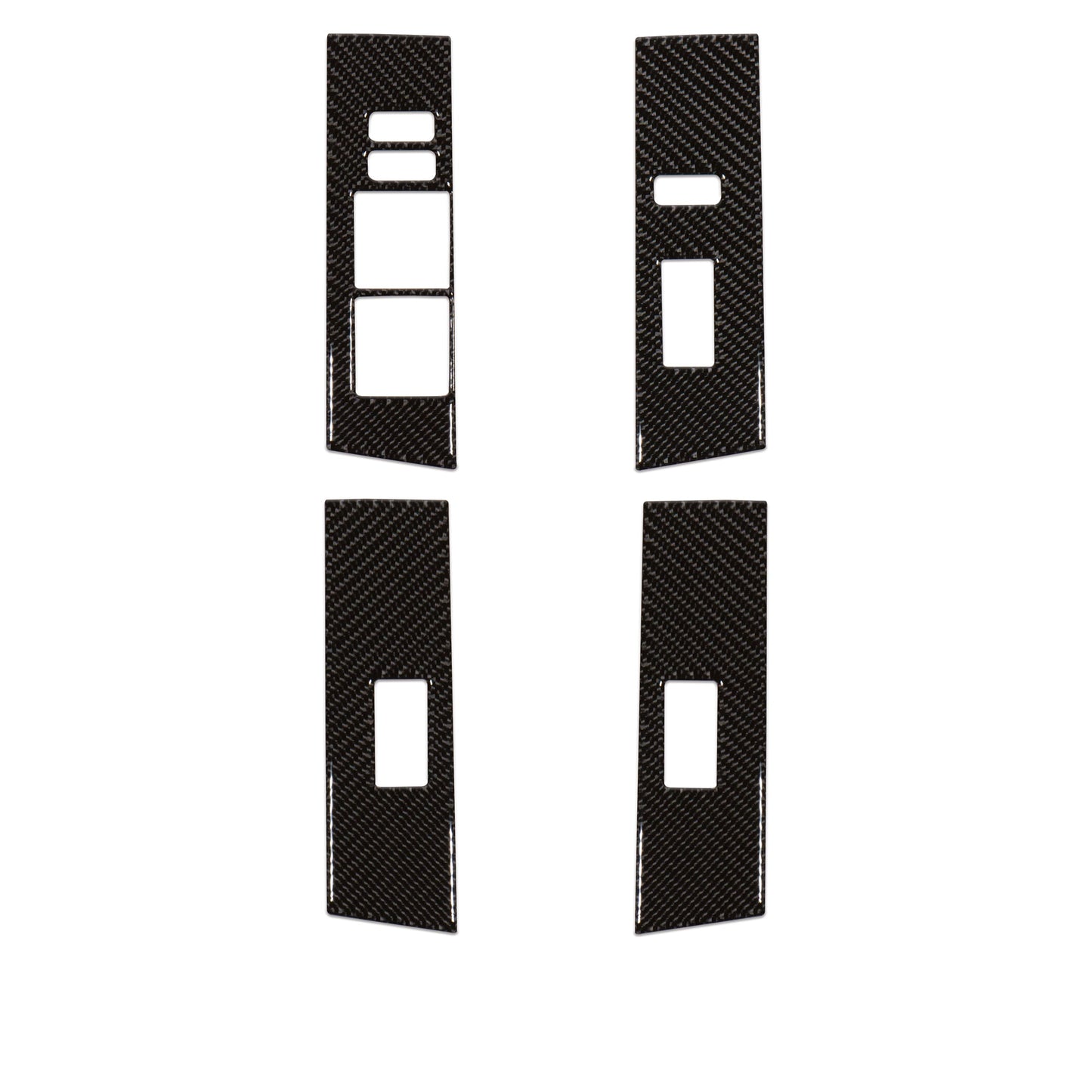 Side Door Control Accent Trim Fits 2014-2024 Toyota 4Runner by Tufskinz.com