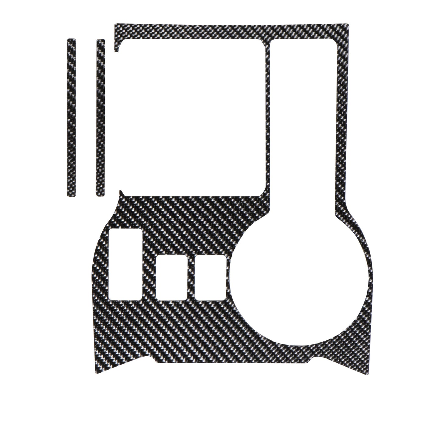 Transmission Console Accent Trim Fits 2014-2024 Toyota 4Runner by Tufskinz.com
