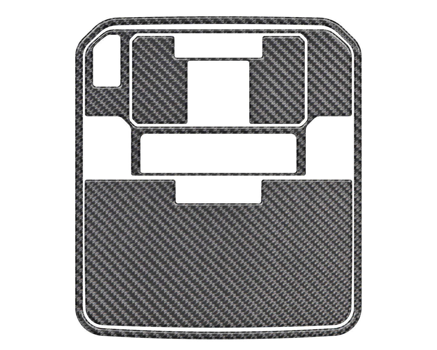 Overhead Console Accent Trim Fits 2025-2026 Toyota 4runner by Tufskinz.com