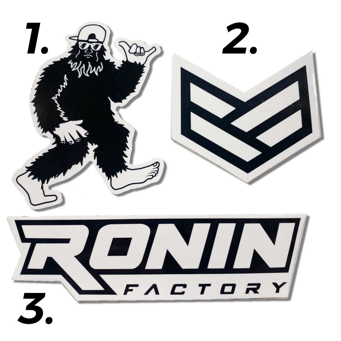 RONIN FACTORY STICKERS by Ronin Factory