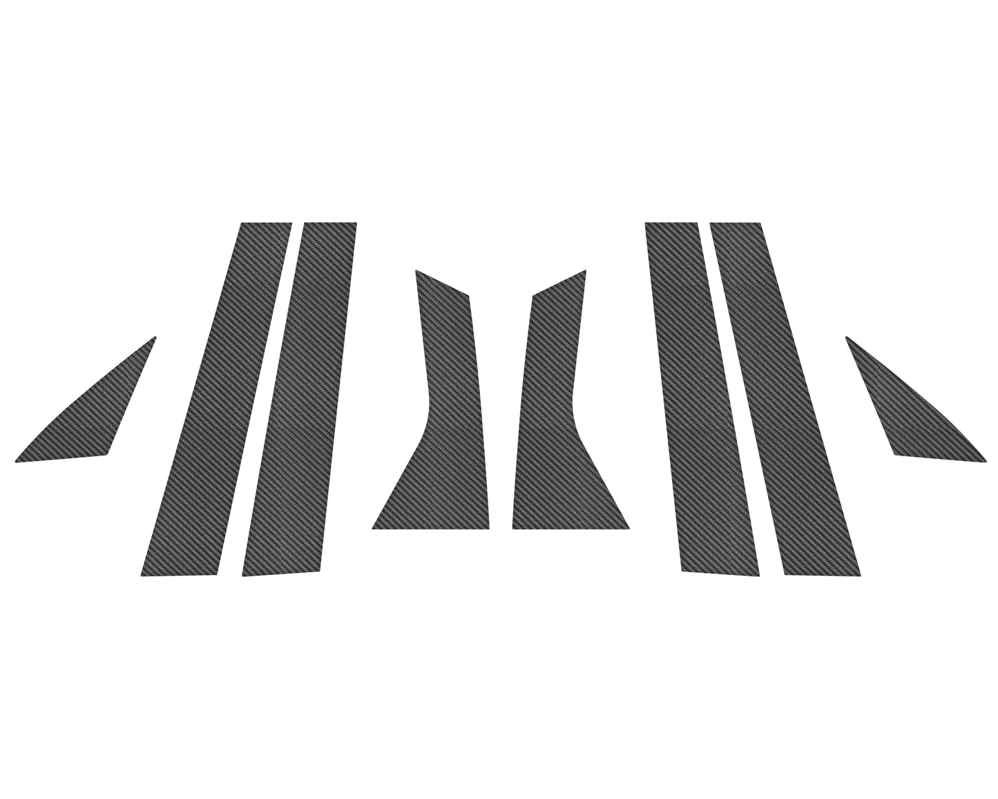 Door Pillar Overlays Fits 2022-2026 Hyundai Santa Cruz by Tufskinz.com