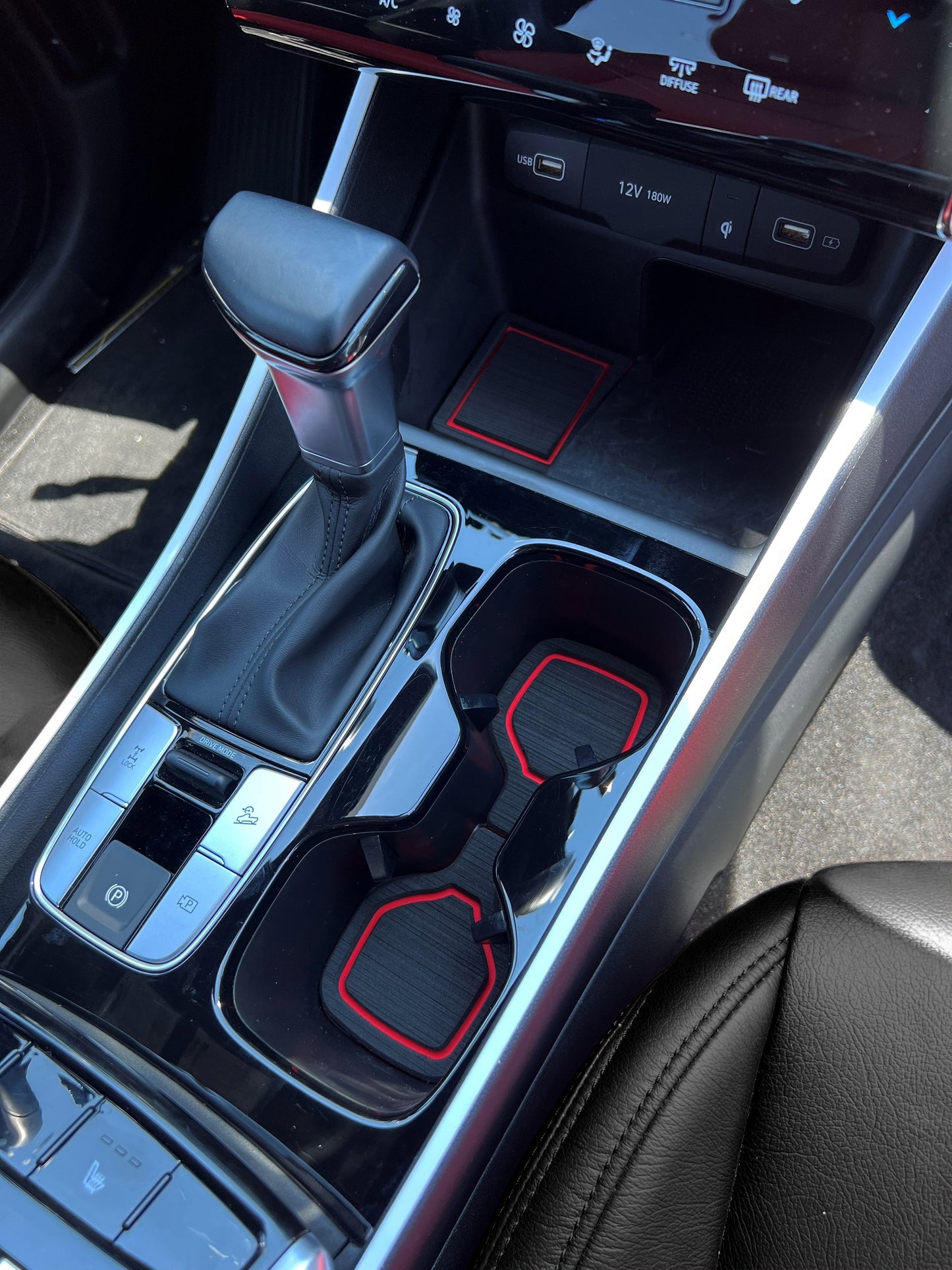 Center Console Foam Inserts Fits 2022-2026 Hyundai Santa Cruz by Tufskinz.com