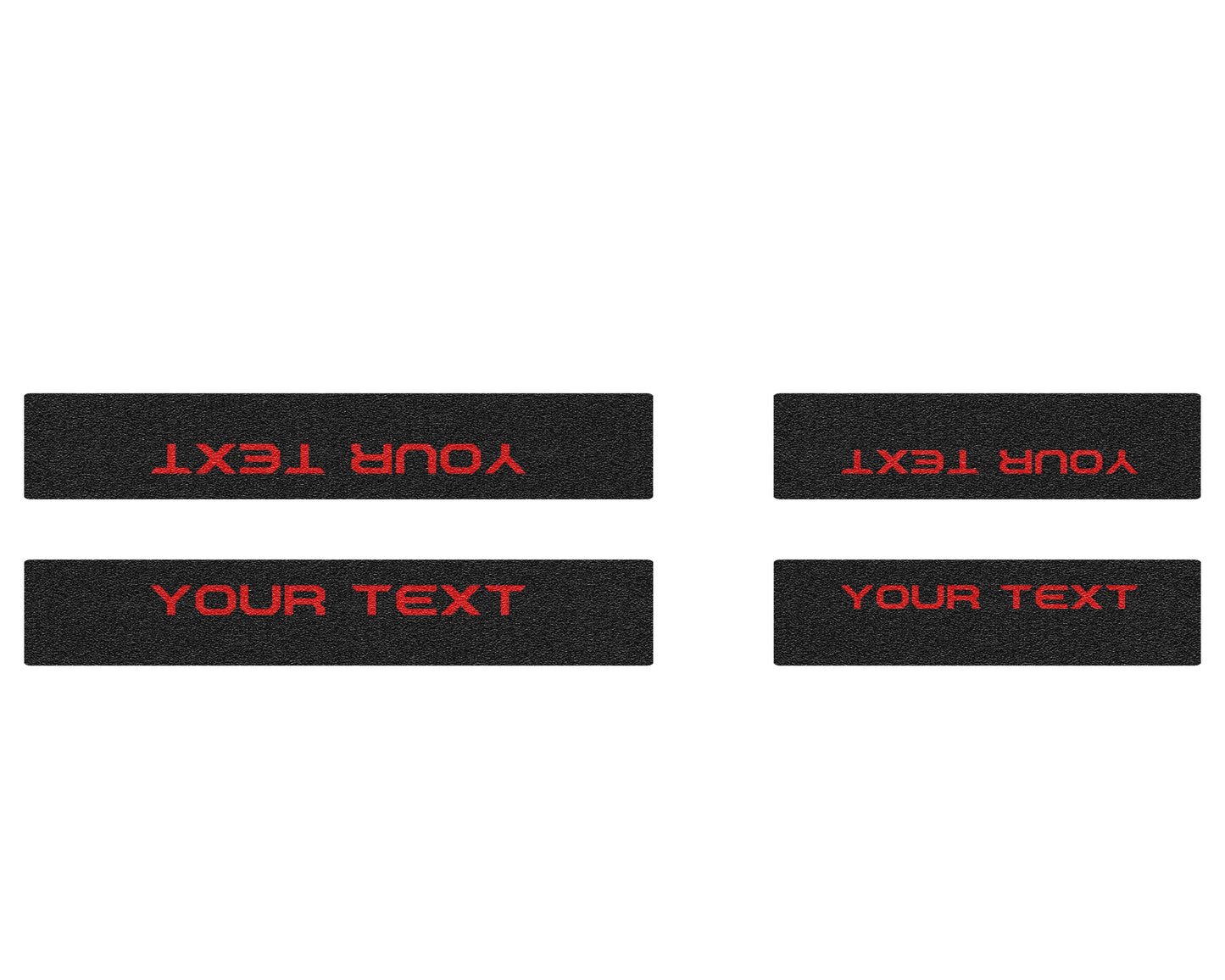 Textured Door Sill Overlays Fits 2022-2026 Hyundai Santa Cruz by Tufskinz.com
