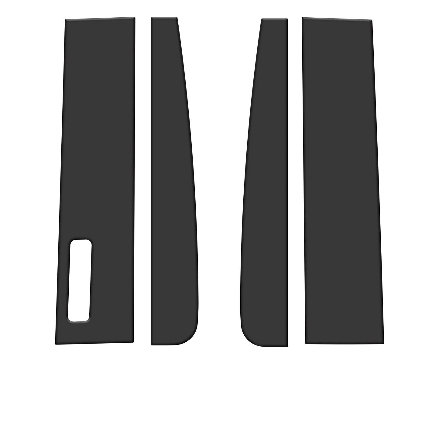 Door Pillars Accent Trim Fits 2017-2022 Ford Super Duty by Tufskinz.com