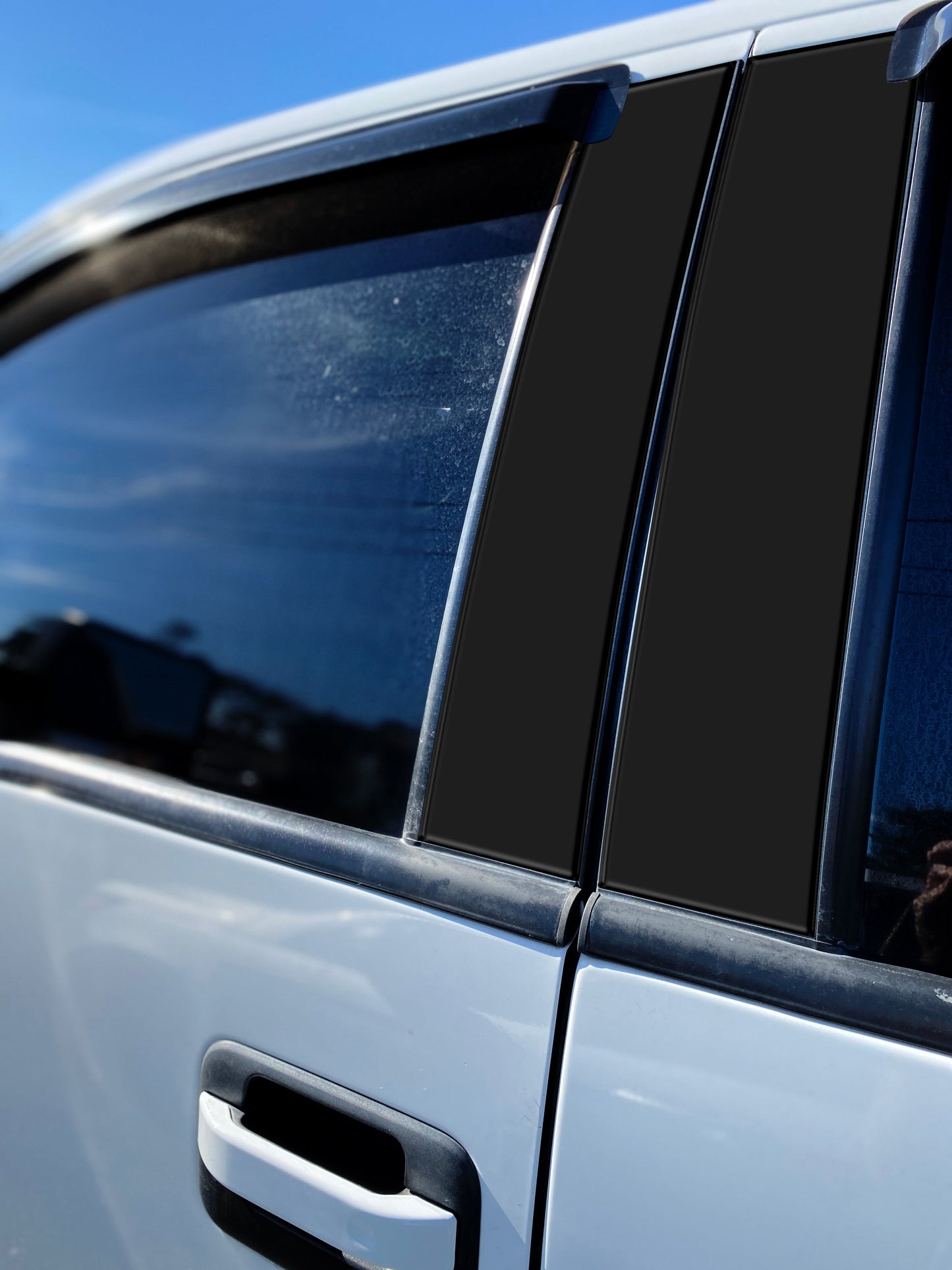 Door Pillars Accent Trim Fits 2009-2014 Ford F-150 (Super Crew/Super Cab) by Tufskinz.com