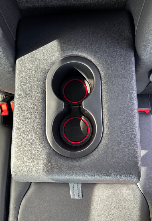 Rear Seat Fold Down Cupholder Foam Inserts Fits 2023-2026 Ford Super Duty by Tufskinz.com