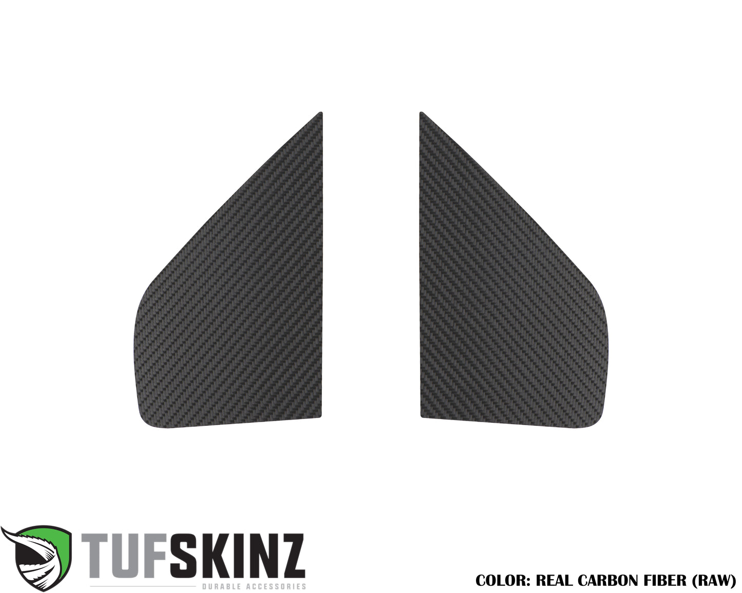 A Pillar Accent Overlays Fits 2019-2024 Chevrolet Silverado by Tufskinz.com