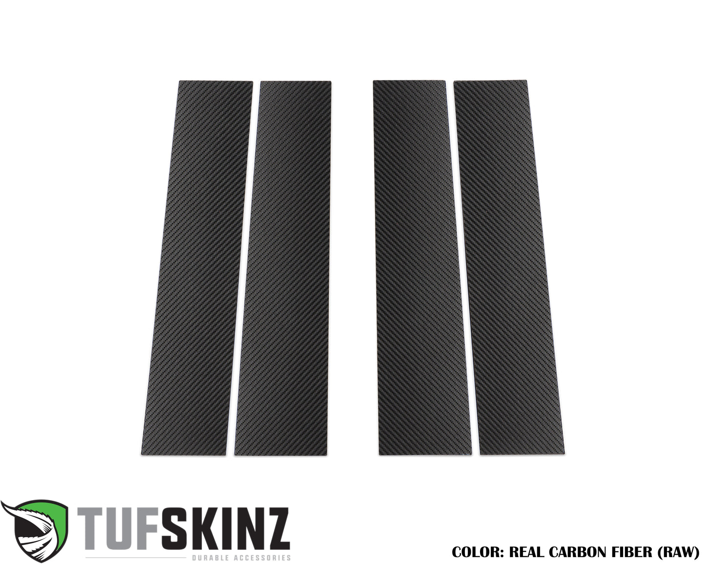 B-Pillar Accent Overlays Fits 2019-2024 Chevrolet Silverado by Tufskinz.com