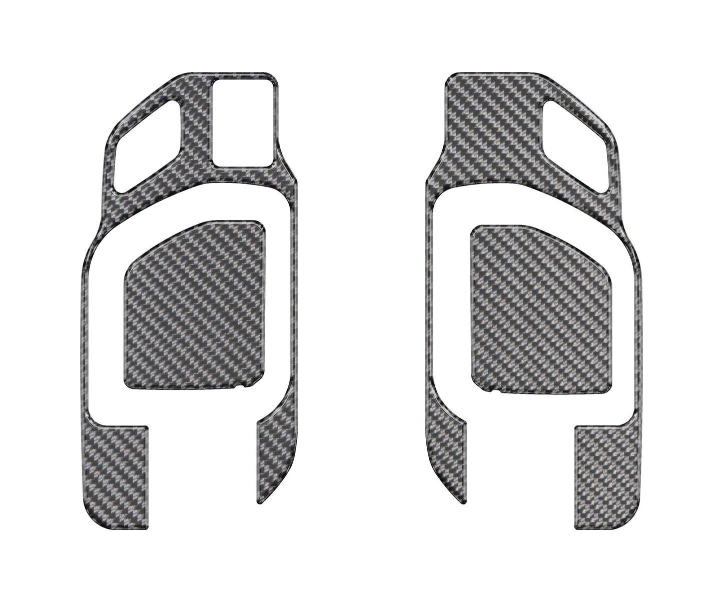 Door Handle Surround Accent Overlays Fits 2019-2021 Chevrolet Silverado by Tufskinz.com
