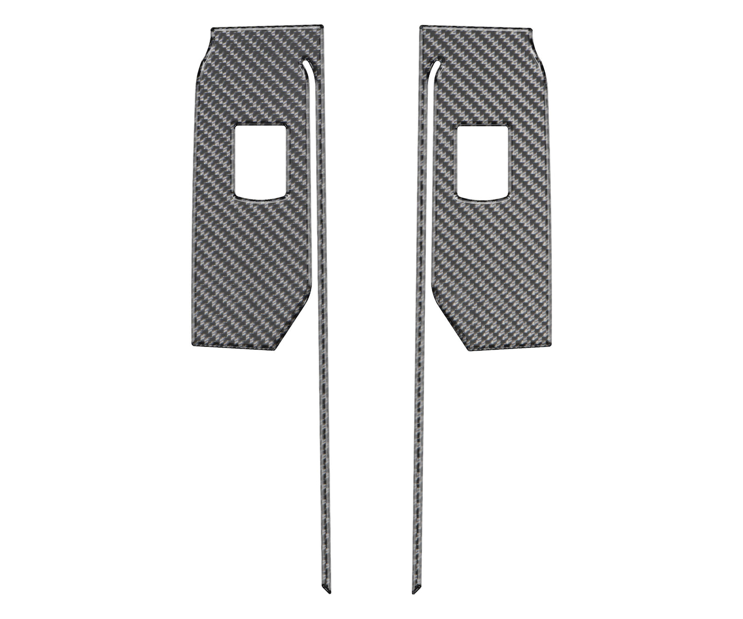 Door Switch Accent Overlays Fits 2019-2021 Chevrolet Silverado by Tufskinz.com